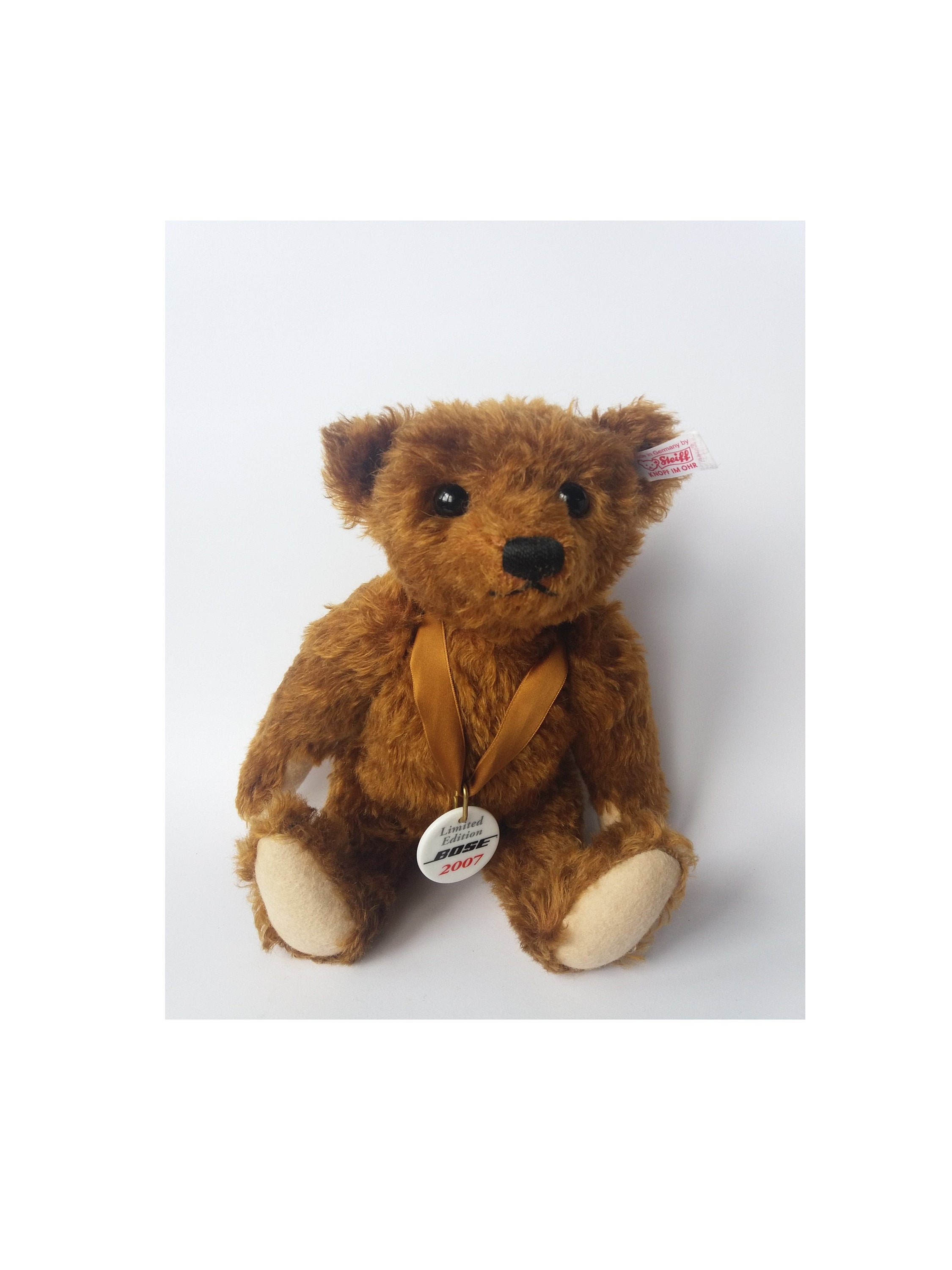 Steiff Teddy Bear Bose 2007 Limited Edition,brown Mohair,jointed