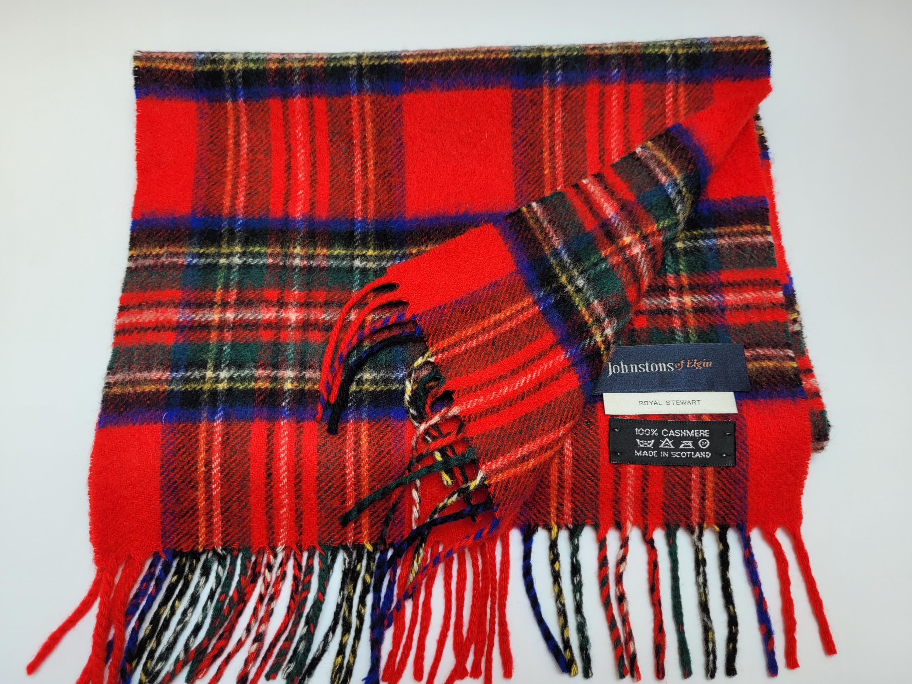 Vintage rouge à carreaux écharpe laine mohair Ecosse