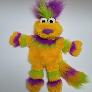Tingo Jim Henson Sesame Street Plush Puppet Berlitz Muppet Large Ultra Rare!