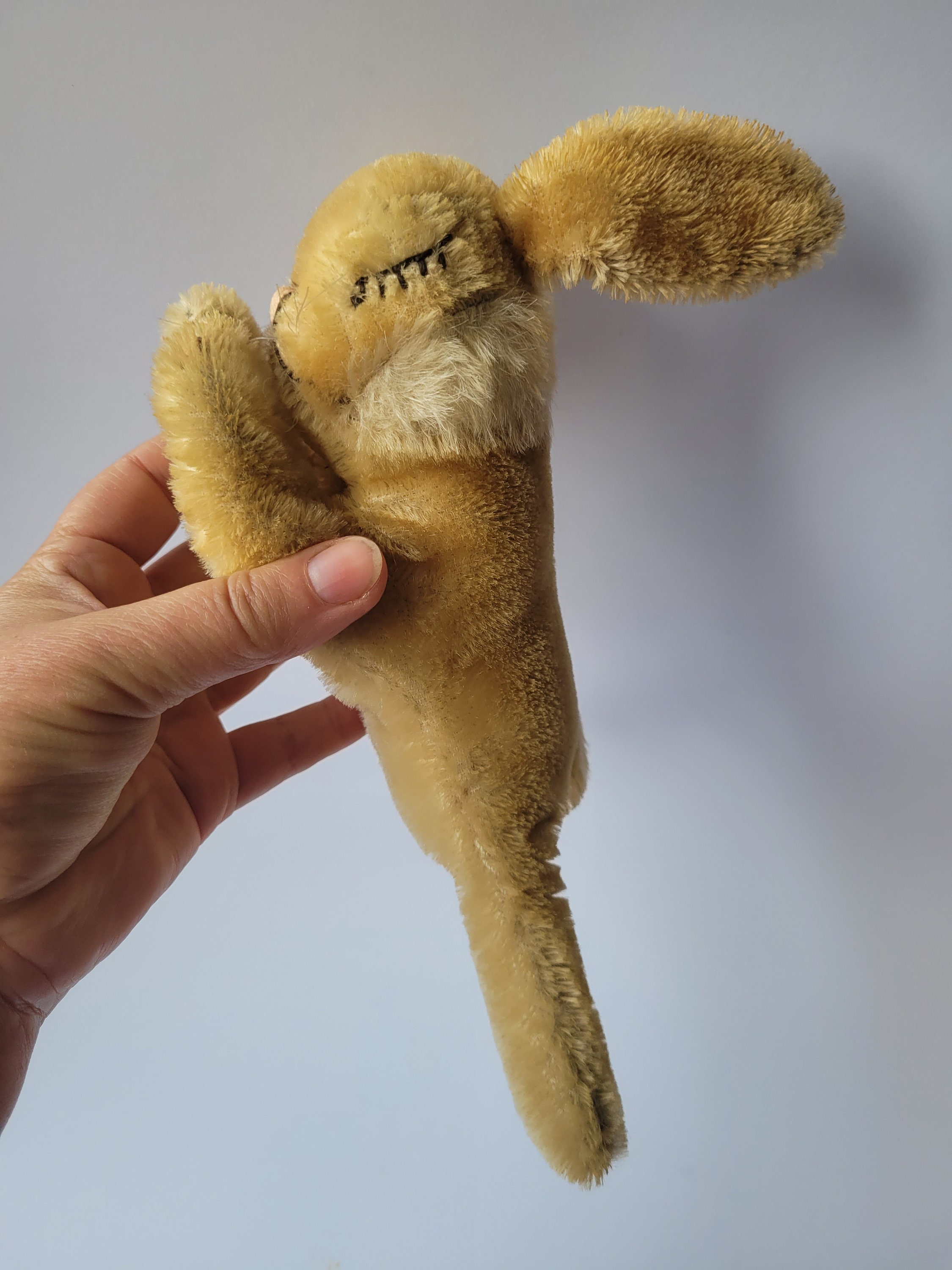 Sleeping Vintage Steiff Bunny - Etsy