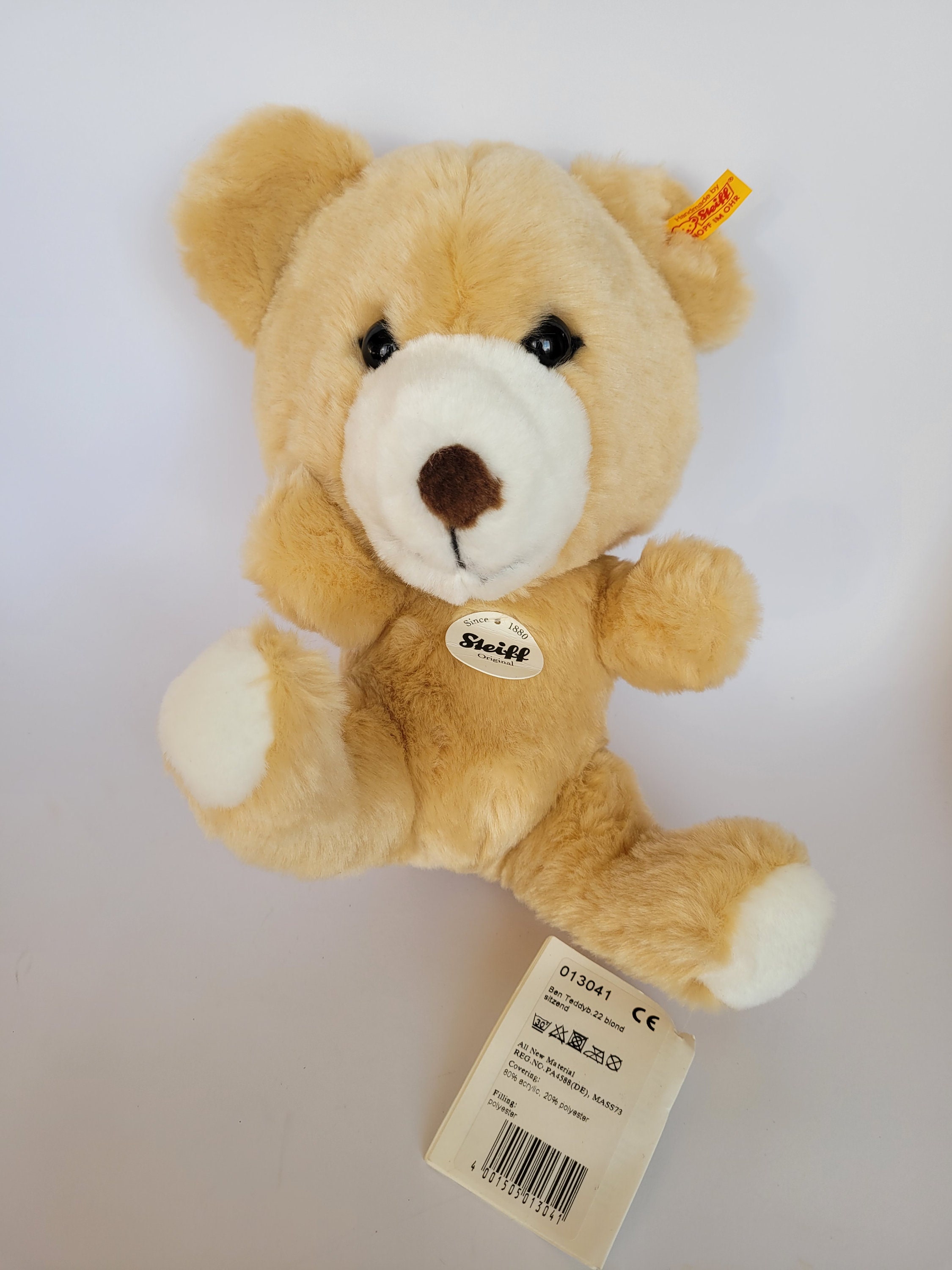 Steiff Blonde Teddy - Etsy