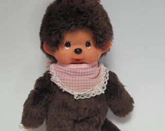 ヴィンテージ 70 年代 希少 モンチッチ 猿 瞬き目 ぬいぐるみ