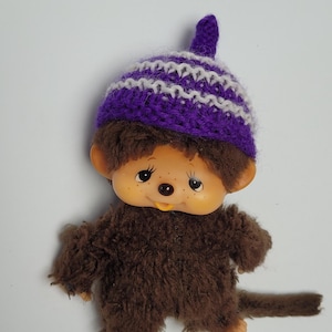Vintage Bebichhichi Baby Monchhichi/Monchichi  Doll  5inch with 1970s Sekiguchi Label
