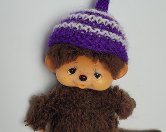 Vintage Bebichhichi Baby Monchhichi/Monchichi  Doll  5inch with 1970s Sekiguchi Label