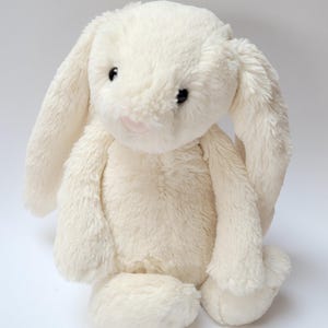 Jellycat Bashful Cream Bunny - Etsy