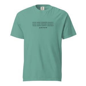 Can’t Count ’Em Testimony Tシャツ – ブランドン・レイクの歌詞にインスパイアされた – 信仰に基づくアパレル – 救済の奇跡
