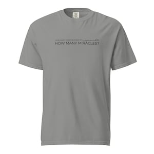 Can’t Count ’Em Testimony Tシャツ – ブランドン・レイクの歌詞にインスパイアされた – 信仰に基づくアパレル – 奇跡の癒し