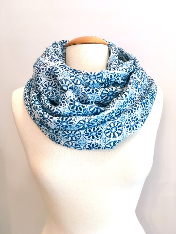 lightweight cotton infinity scarf
