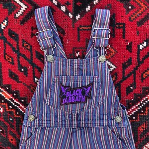 Custom Black Sabbath Patch Overalls