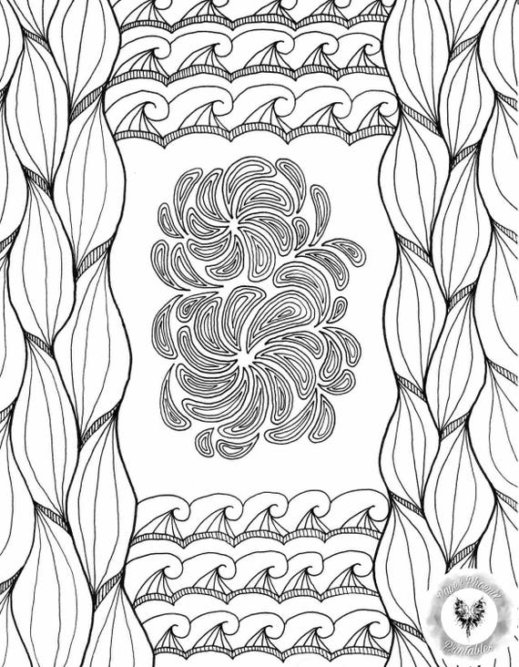 Abstract2 Coloring Page