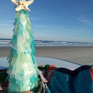 Sea Glass Christmas Tree
