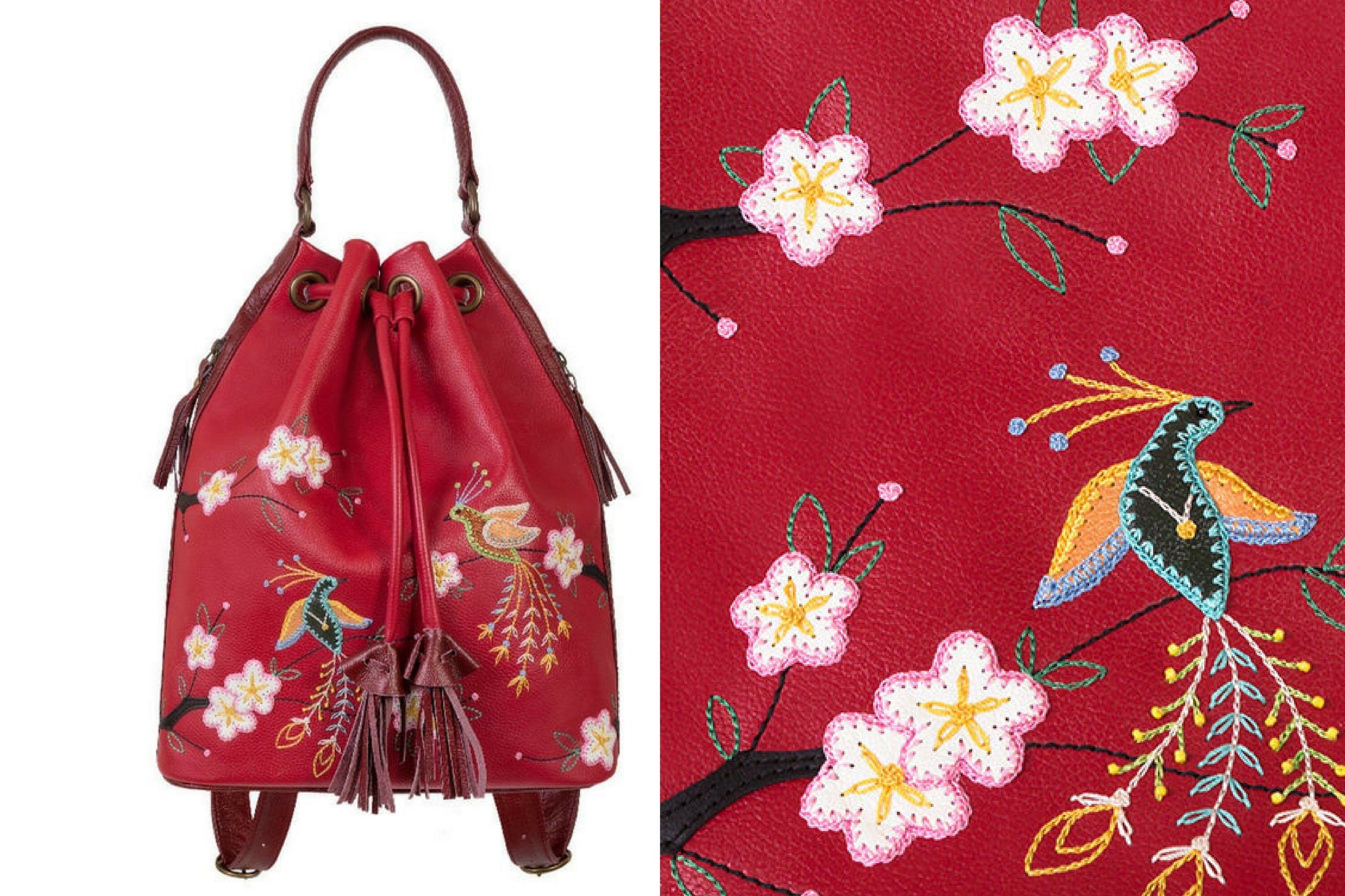 bohemian backpack purse