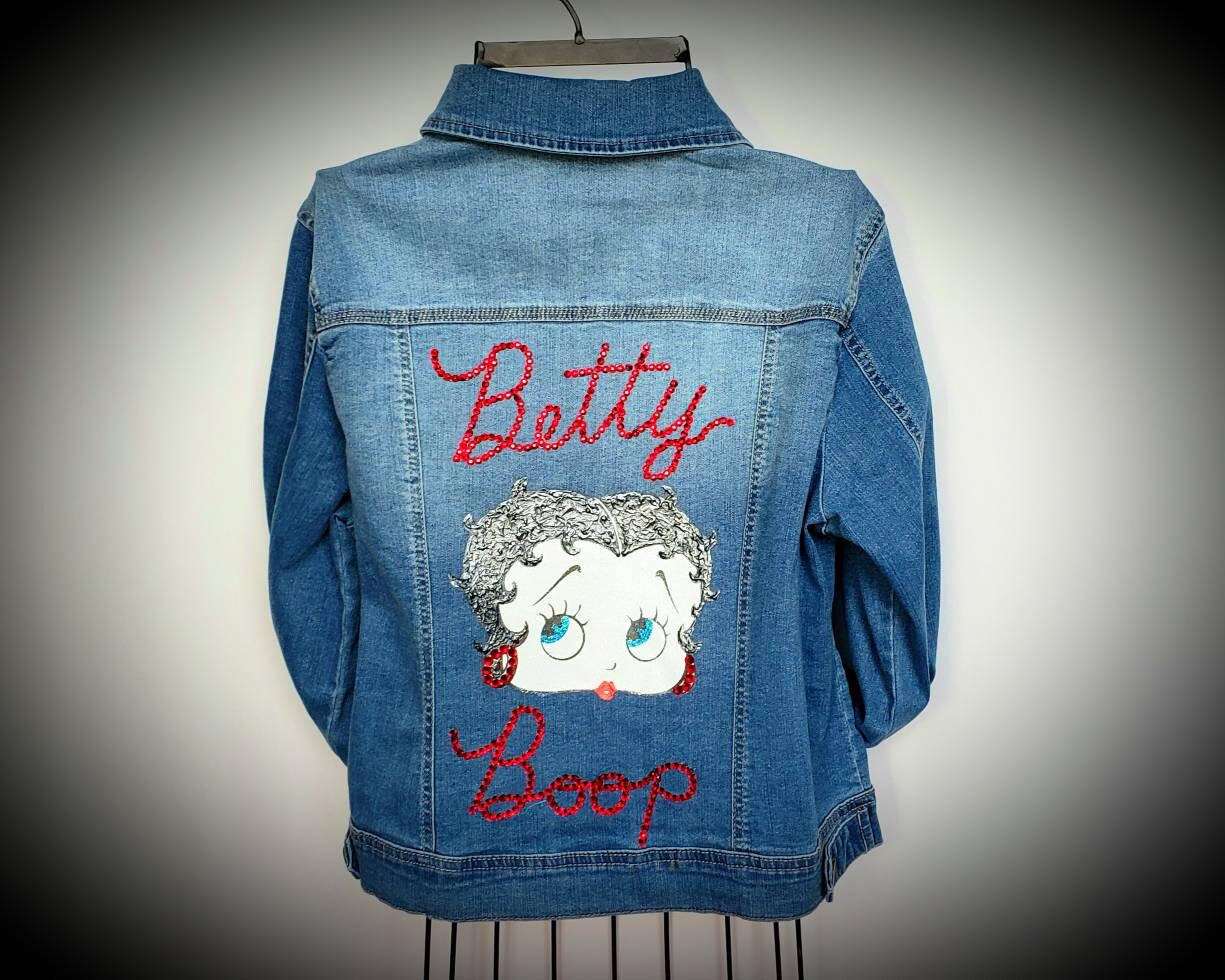 betty boop jean jacket
