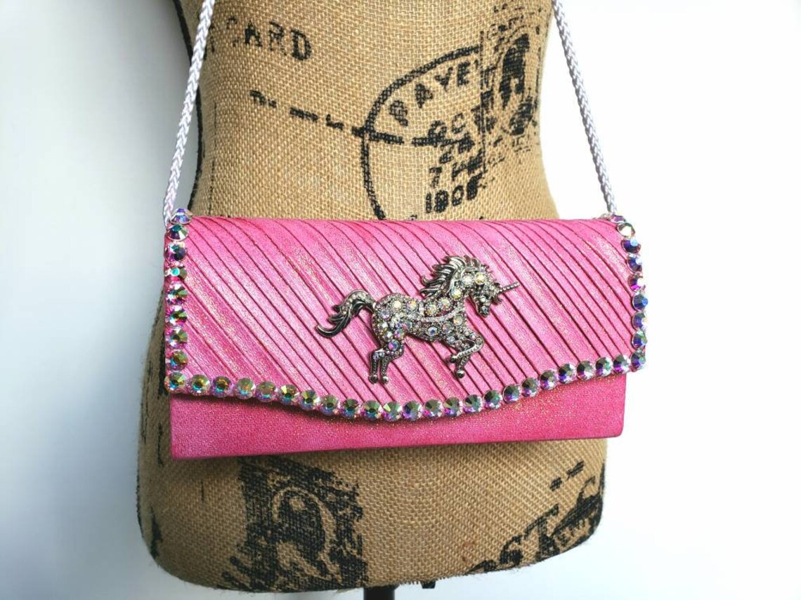 Pink unicorn purse. Fairytale purses. Unique purses. Unicorns. Etsy