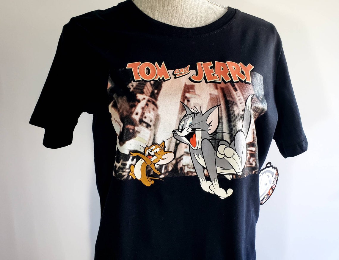 Tom and Jerry tshirt. Licenced Tom and Jerry shirt. Vintage Etsy
