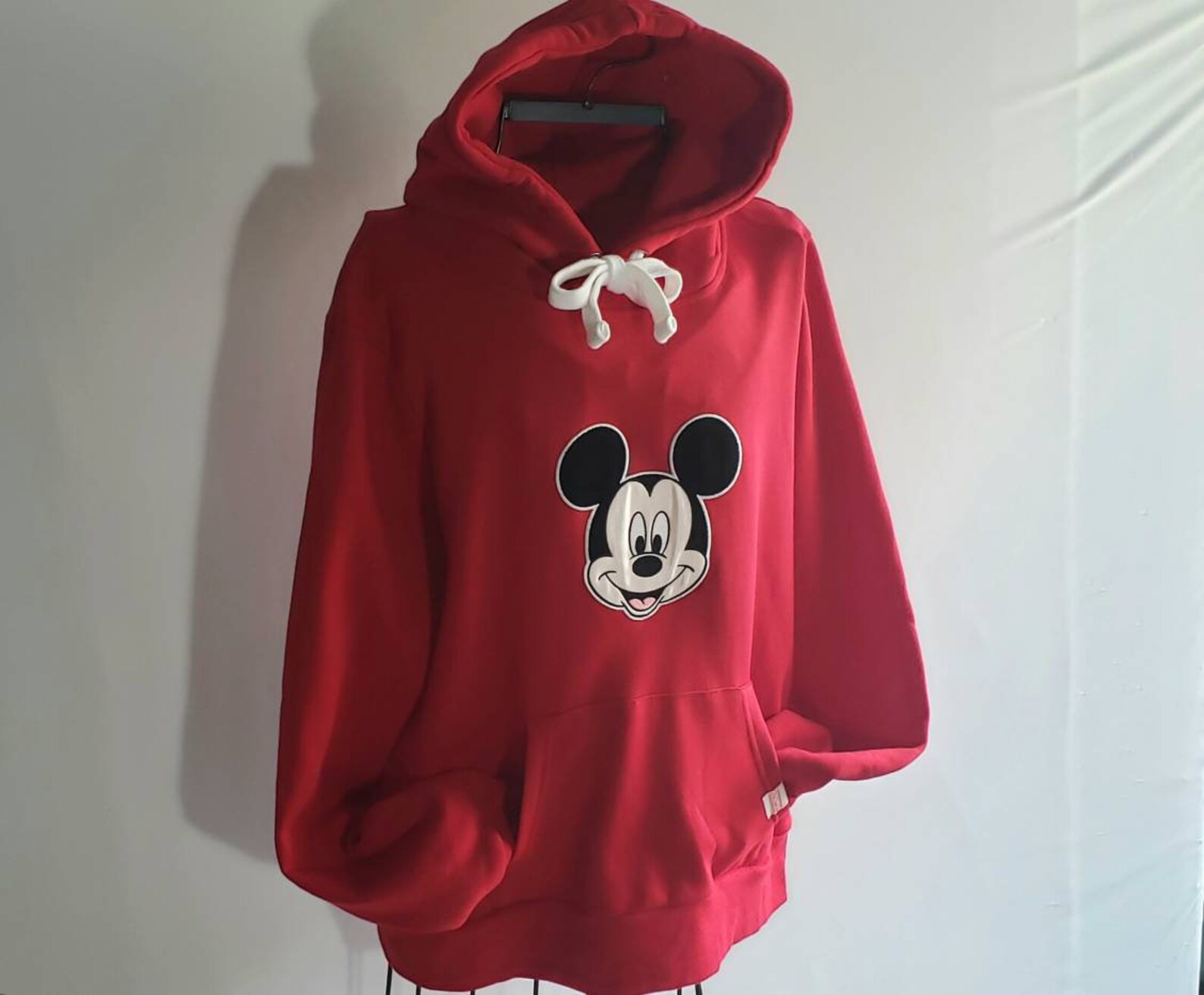 mickey mouse hoodie red
