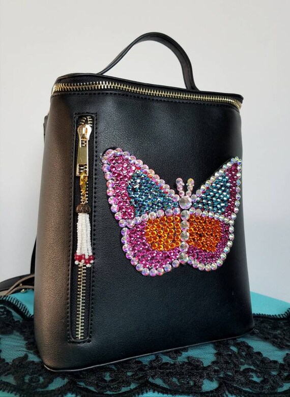 purse with butterfly