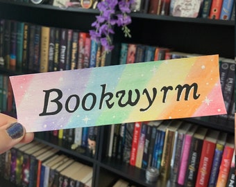 Bookwyrm Bookmark | Watercolor