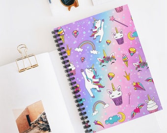 Unichaos | Ruled Line Spiral Notebook