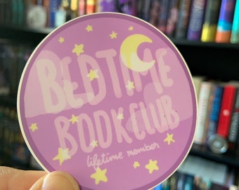 Bedtime Bookclub | Matte Sticker