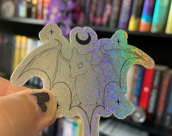 Chauve-souris | Sticker scintillant lutin