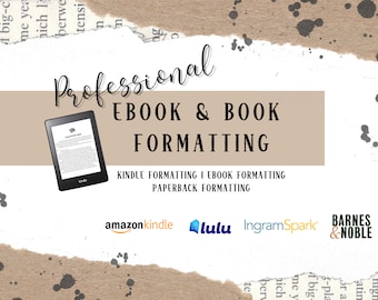 Professionelle Buchformatierung | eBook und Taschenbuch Paket