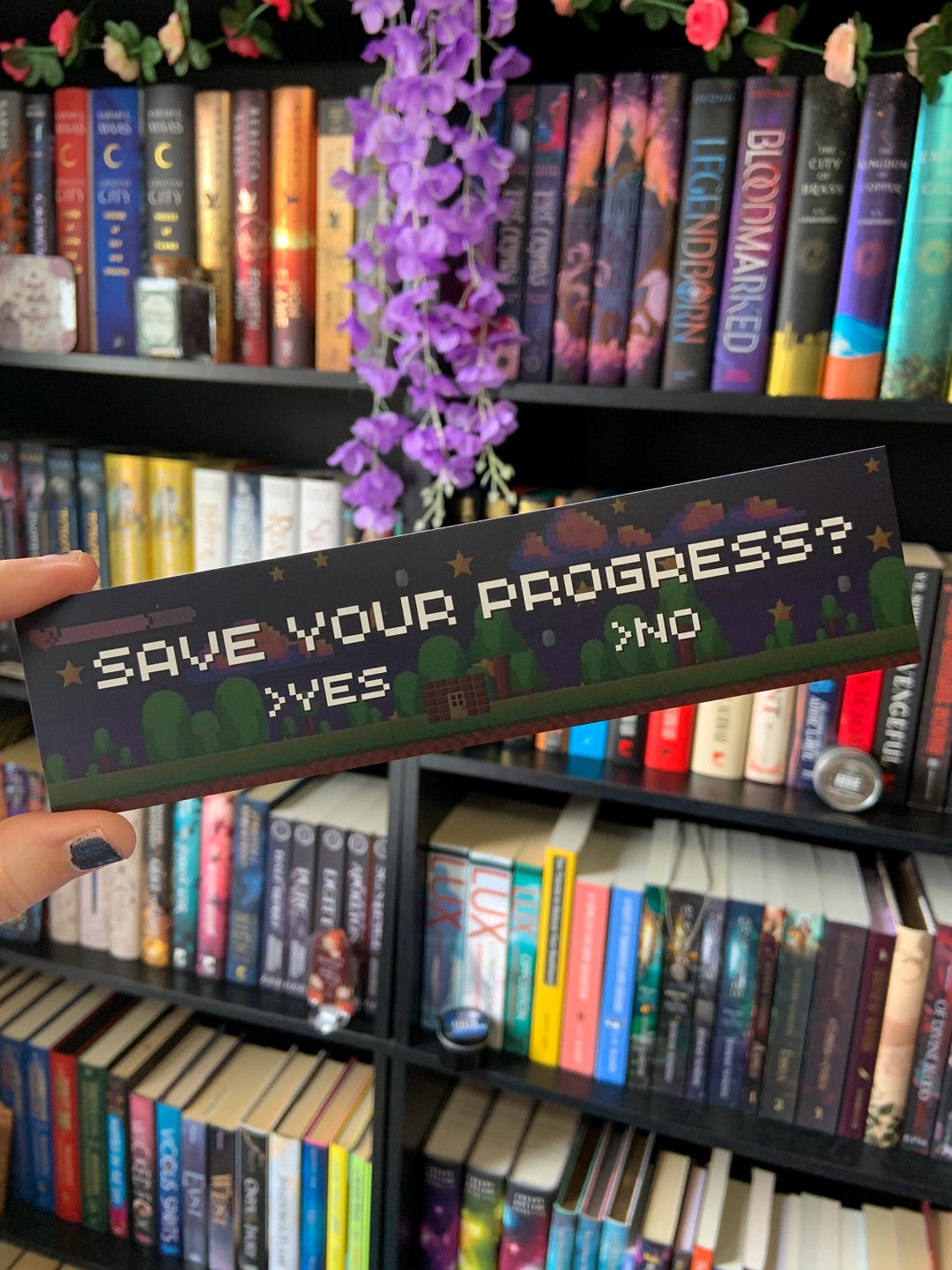 Save Your Progress | Premium Matte Bookmark - Etsy