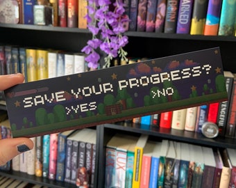 Save Your Progress | Premium Matte Bookmark