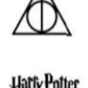 50 Zauberer HP Symbol Waterslide Nail Decals