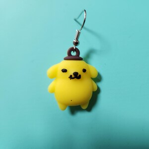 MIX&MATCH SINGLES Yellow Japanese Cartoon Dog Earring