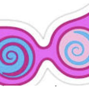 Goofy Glasses Dark Pink