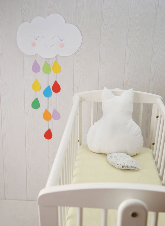 Christmas. Cat pillow.baby pillow. cat Newborn Pillow Baby Pillow Nursery