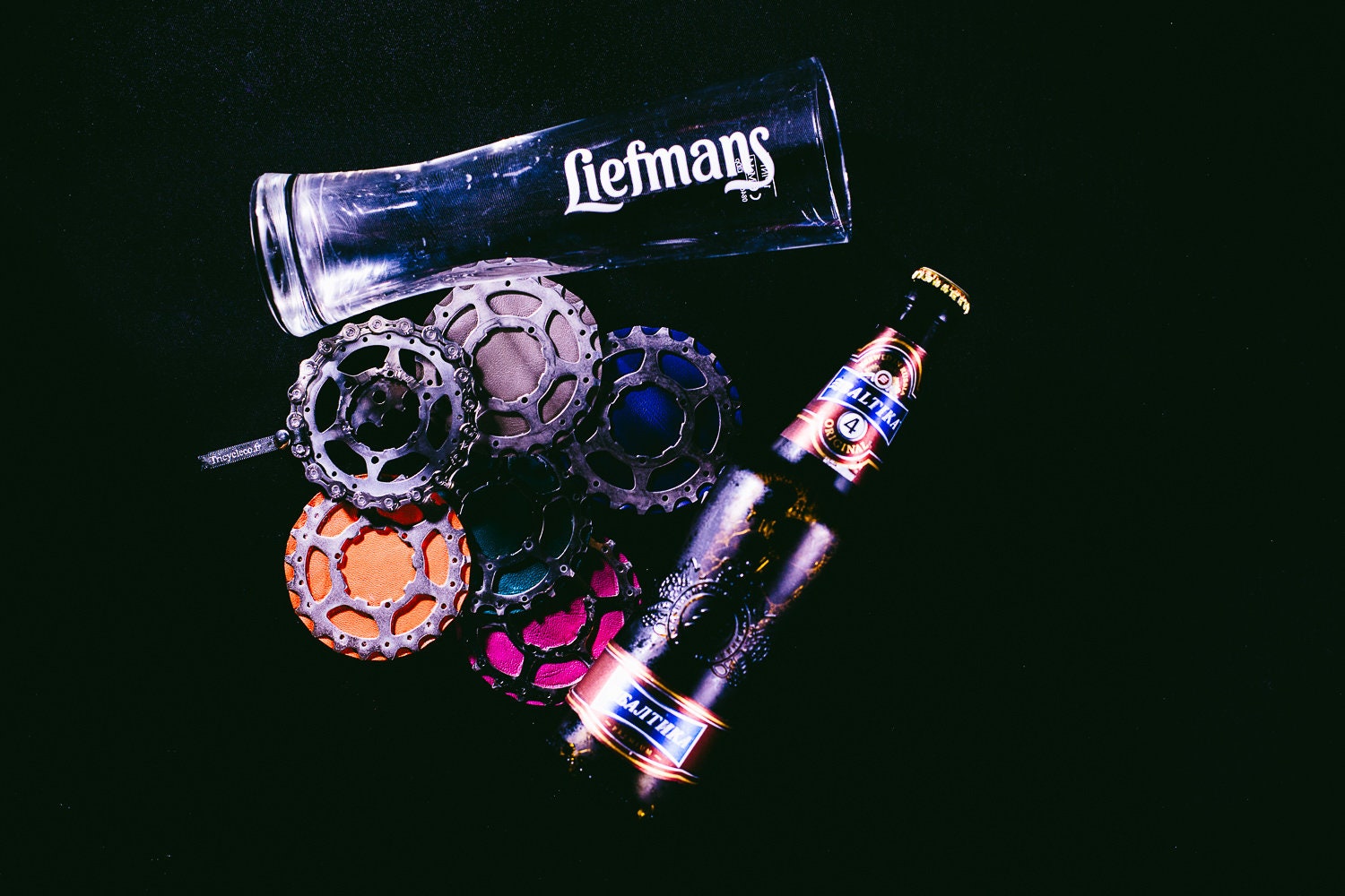 Lot de 6 Sous Bok Pignon et Cuir