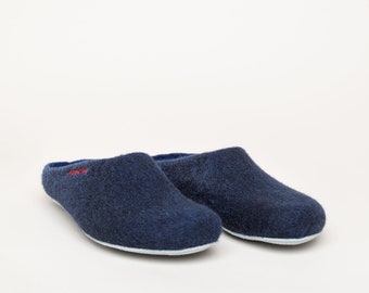 Magicfelt 701 Filzpantoffel für Damen & Herren aus Merino-Wolle / Hausschuhe mit anatomischer Ledersohle / Made in Tirol