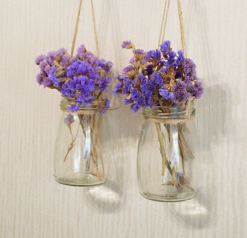 Mason Jar Wall Decor Driftwood Wall Art Boho Bathroom Decor Etsy