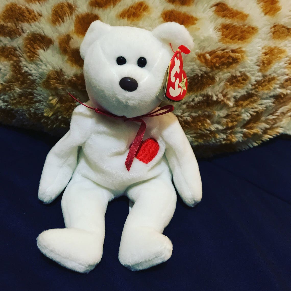 Valentino ty beanie baby with errors very rare Etsy