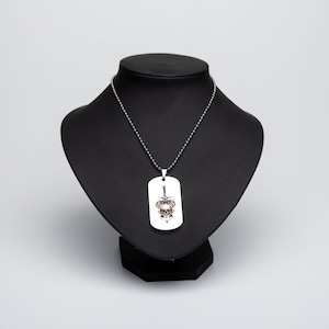 Edelstahl-Hundemarke mit ihrem eigenen Text/Design - Army Military Stamps/Marks - Lasergravur - Personalisiertes Geschenk