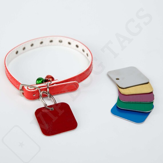 Heart Dog Tags for Animals Pets Name Tag, ID Tag, Collar Dog Tag, Colour  Tag Laser Engraving Customized Tag Personalized Gift for pet