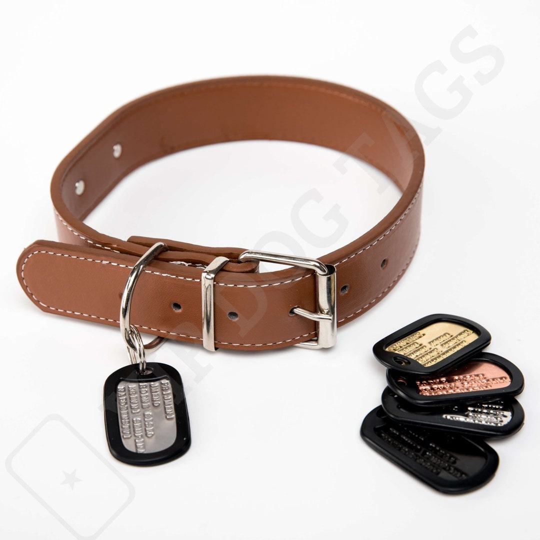 Classic Dog Tags for Animals Pets Name Tag ID Tag Collar Etsy
