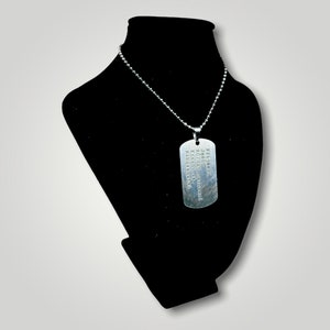 VIP Titan Hundeanhänger mit eigenem Text/Design - Militär Stempel / Markierungen - Lasergravur - Personalisiertes Geschenk