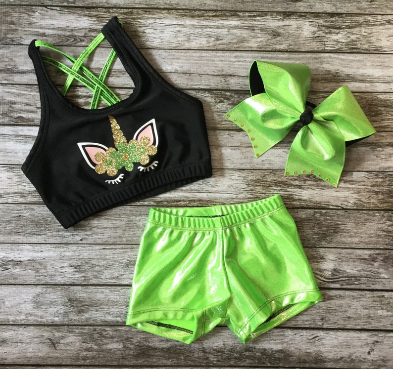 Girls Dancewear,Kids Dancewear,Girls Cheer Wear,Kids Cheer Wear,Dance Outfit,Cheer Outfit,Unicorn Outfit,Unicorn Dance Outfit,Activewear