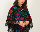 Ladies Cape Ladies Shawl Blanket Camping Accessories Mexican Poncho for women Ladies Cape