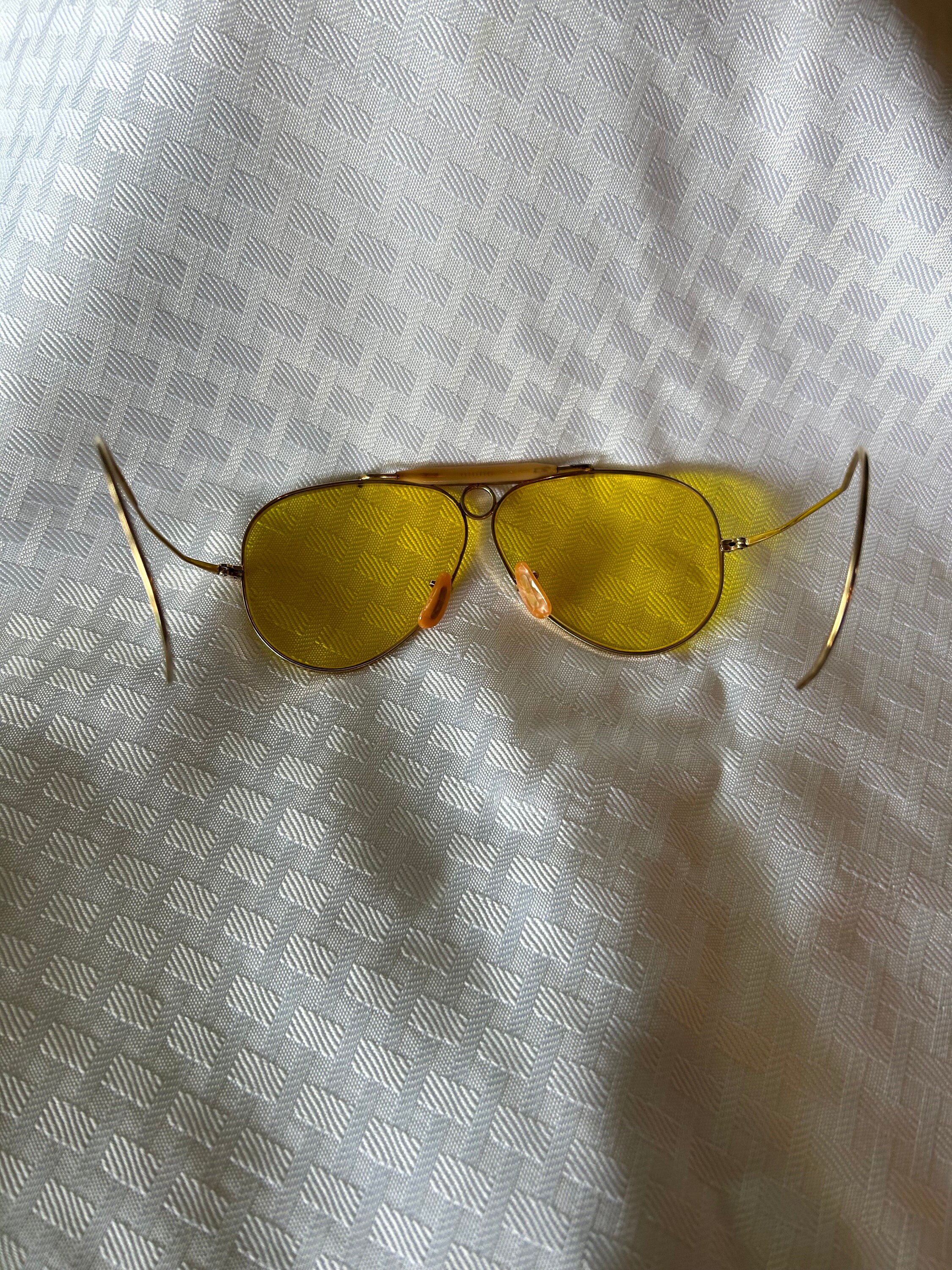 Vintage Bausch & Lomb, Ray Ban Gold Filled Shooting Glasses and