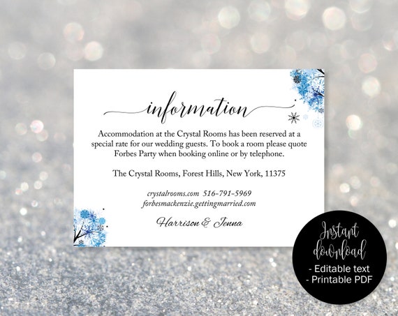 Guest Information Example Wedding Invitation Guest Information Template