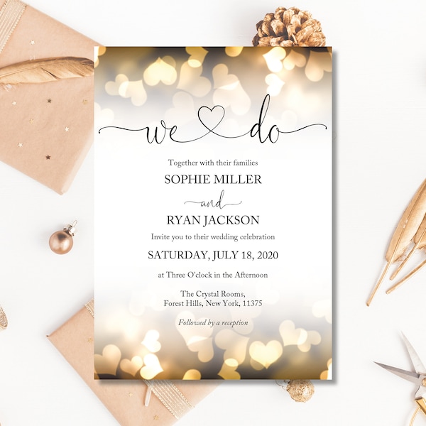 Cheap Wedding Invitation Etsy