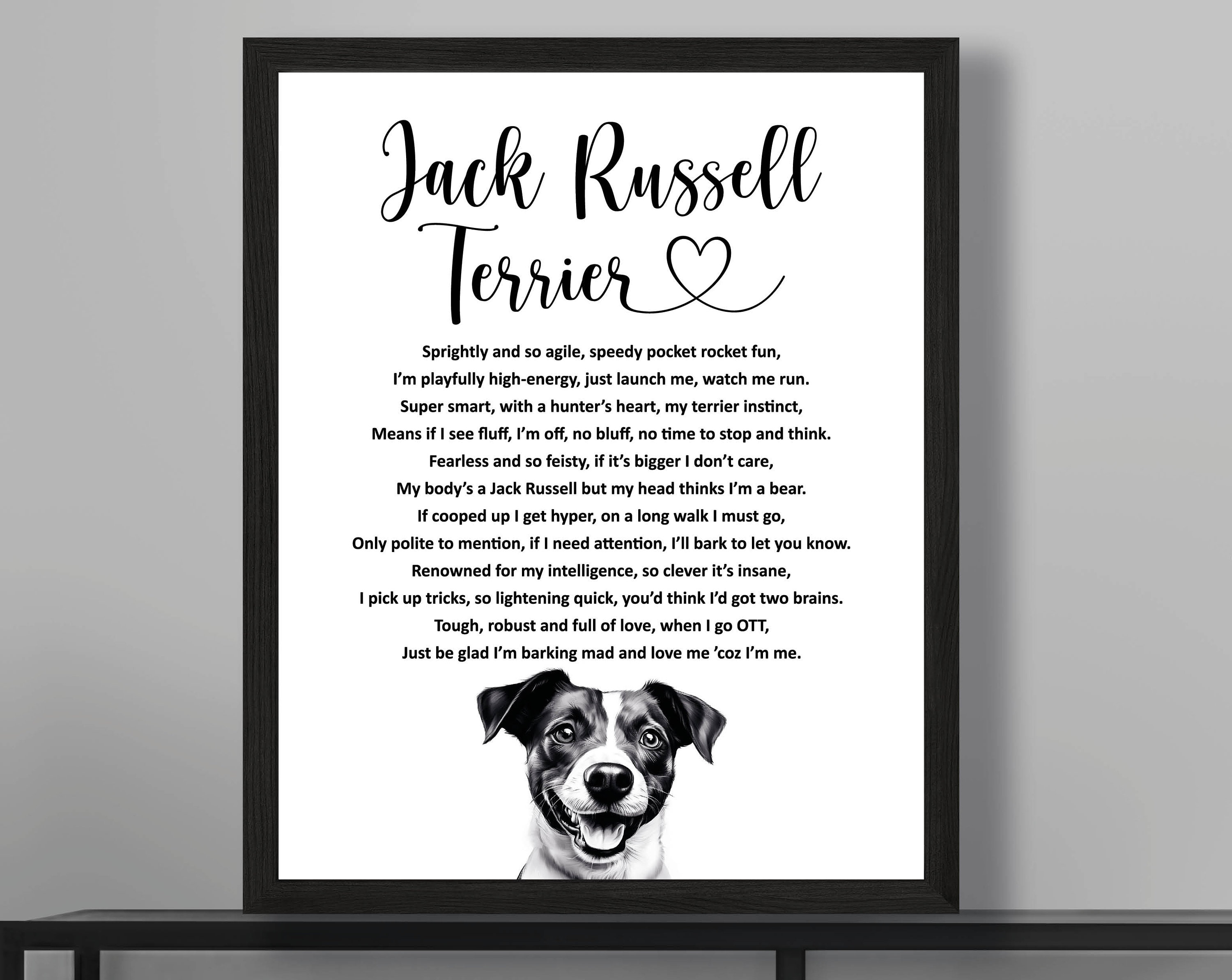 Tasse Jack Russell Humour Tasse Jack Russell Avec Texte Humour - 'Leg Dich Besser Nie Mit Meinem Frauchen An' - Céramique, Lavable Lave-vaisselle Mug Drôle Race Chien