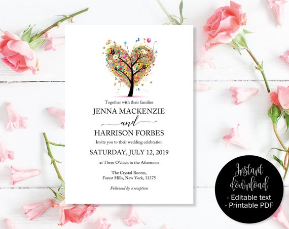 Summer season Marriage ceremony Invitation, Wedding ceremony Invitation Printable, Invitation Wedding day, Marriage ceremony Invite Template Down load Summer season Middle Form Tree Invite image regarding Etsy Wedding Invitations Printable identify Summertime Wedding day Invitation, Wedding day Invitation Printable, Invitation Marriage, Wedding ceremony Invite Template Obtain Summer time Middle Condition Tree Invite