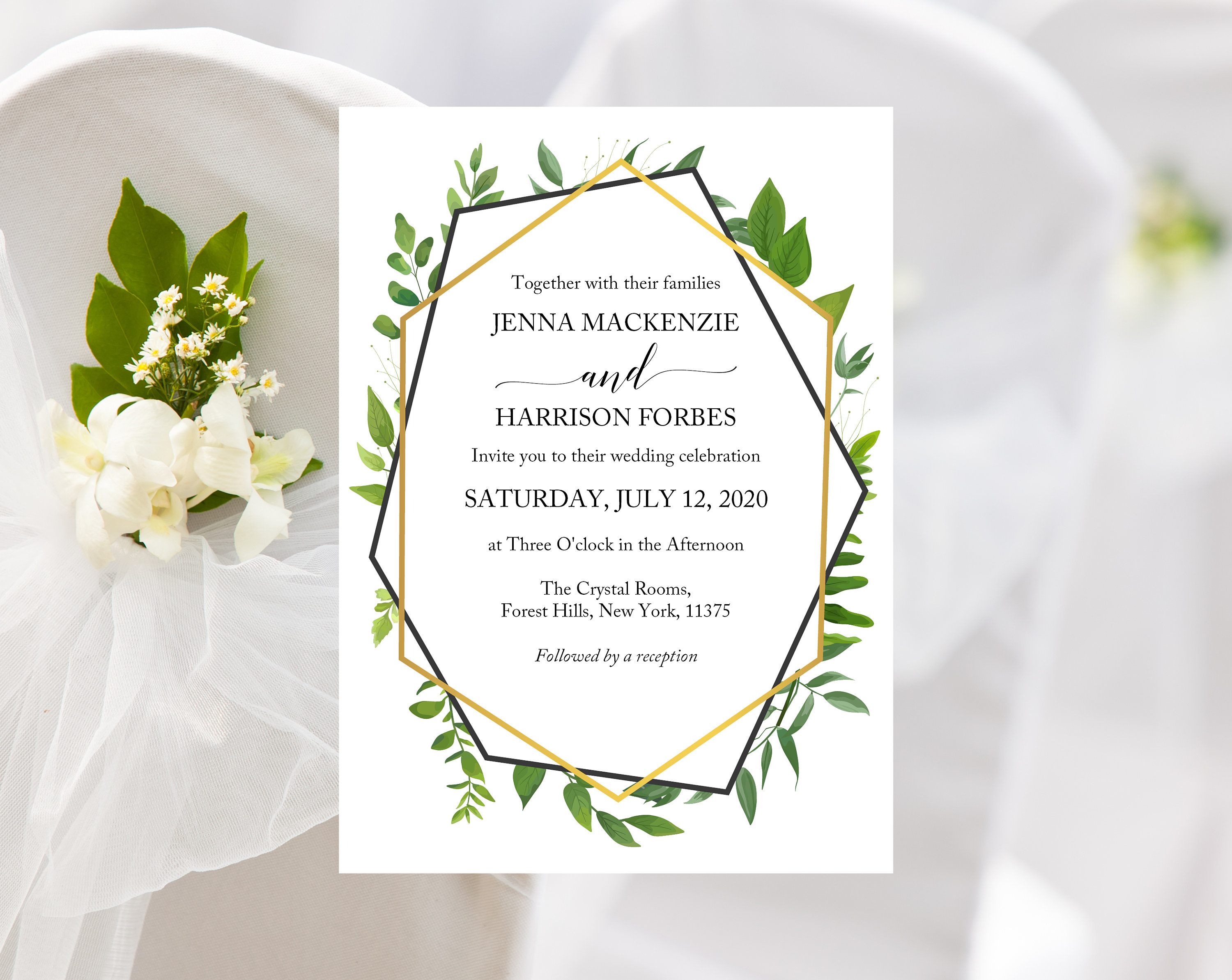 Printed Wedding Invitation Wedding Invite Wedding Invites | Etsy UK
