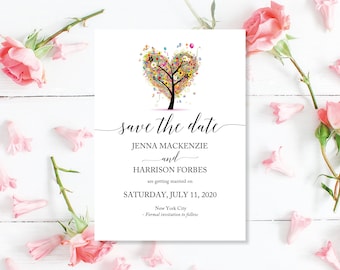 Printed Summer Save The Date Cards, Summer Save The Date, Save The Dates Wedding, Modern Save The Date, Cheap Save The Date, Save Our Date