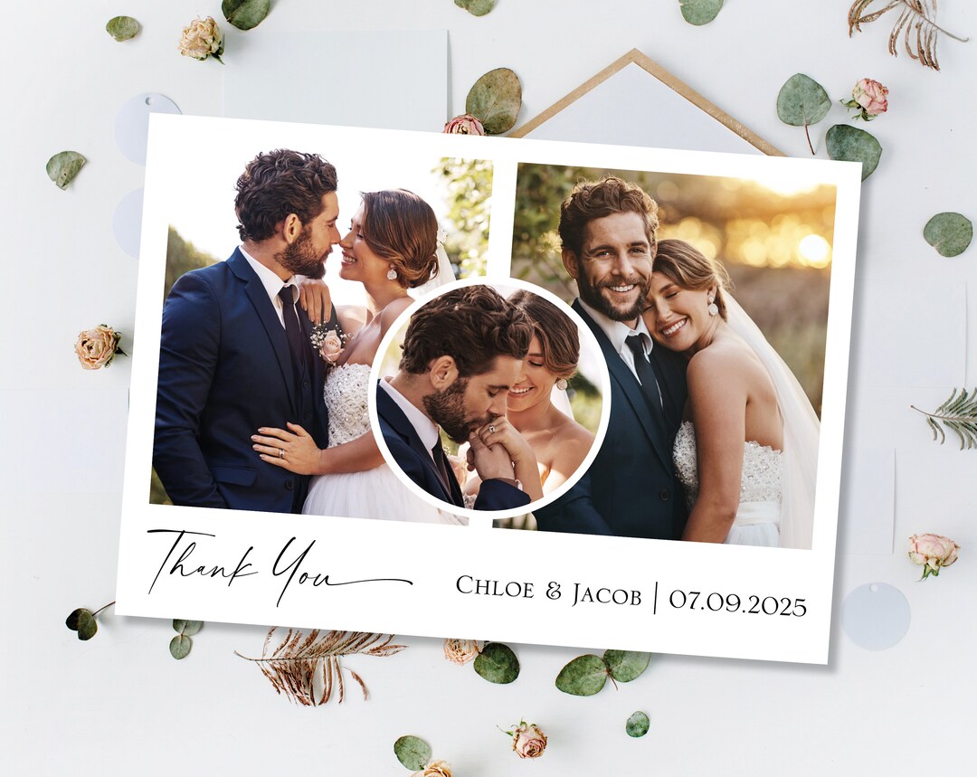 Printed Wedding Thank You Cards, Thank You Cards, Thank You Cards ...